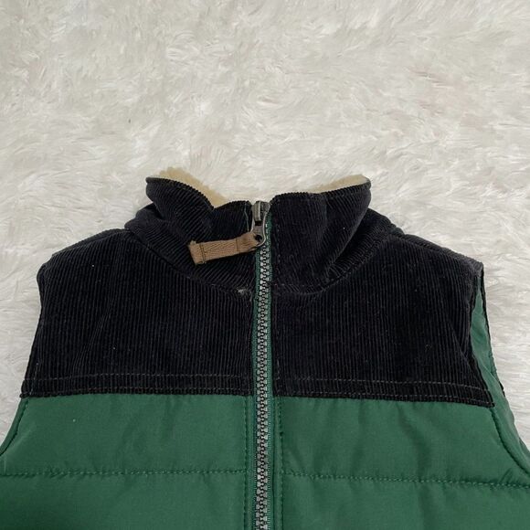 Toddlers Carter's Puffer Sleeveless Winter Jacket Vest in Green Size 5 - Picture 7 of 10